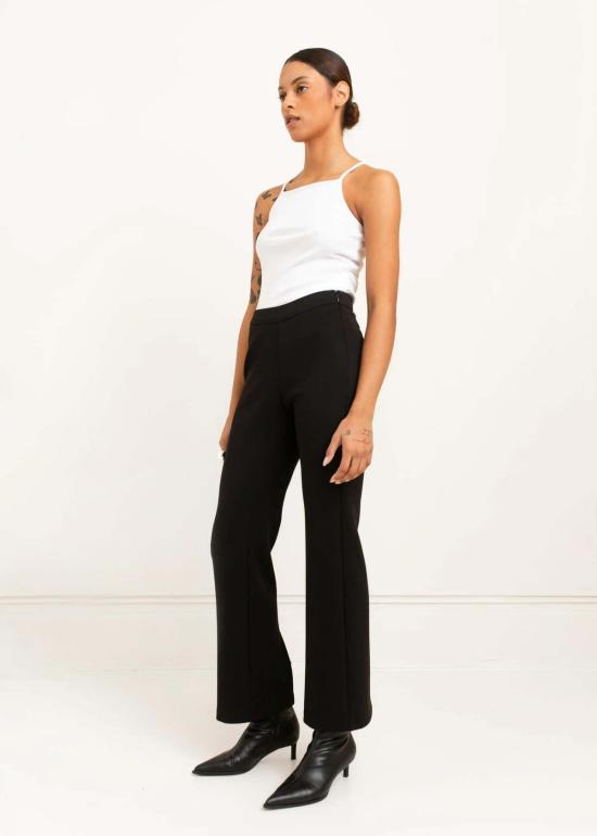  페이퍼 라벨 스트레이트 팬츠 종이 라벨 로즈 팬츠 - PAPER LABEL