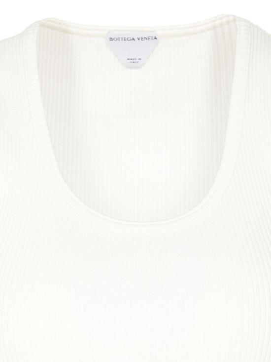  보테가베네타 민소매 티셔츠 799592V3Z609071 White - BOTTEGA VENETA