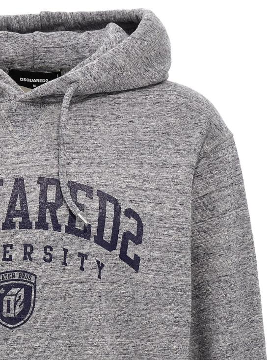  디스퀘어드2 후드 티셔츠 S74GU0744S25477860M Grey - DSQUARED2