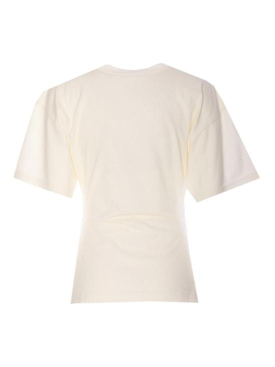  쿠레쥬 피티드 코튼 티셔츠 125JTS168JS01070001 White - COURREGES