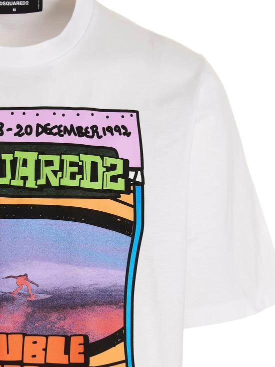  디스퀘어드2 반팔 티셔츠 S71GD1274S23009100 White - DSQUARED2