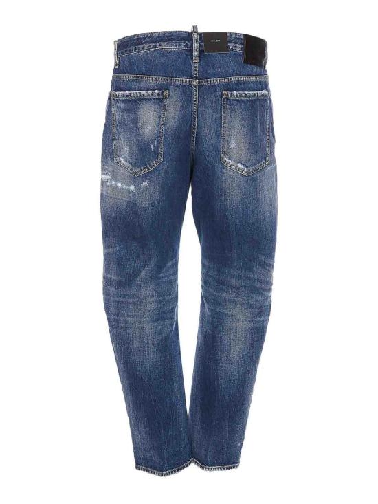 25FW 디스퀘어드2 스트레이트 팬츠 S74LB1435S30309470 Blue - DSQUARED2