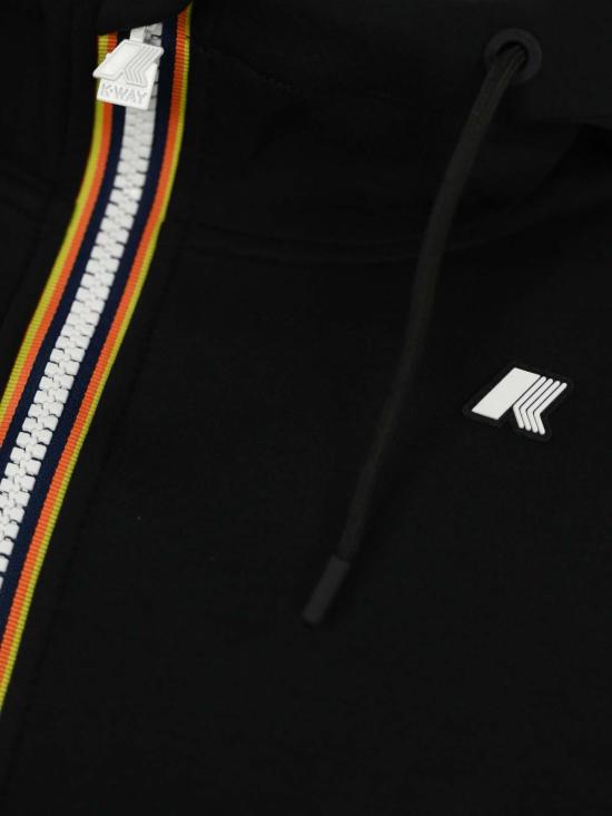 25FW 까웨 후드 티셔츠 K2141DWUSY Black - K-WAY