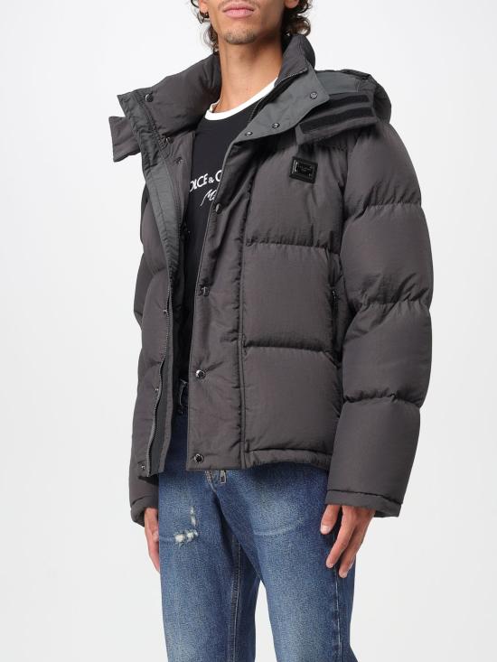 25FW 돌체앤가바나 숏패딩 G9BRFTFUS28 N0636 Charcoal - DOLCE & GABBANA