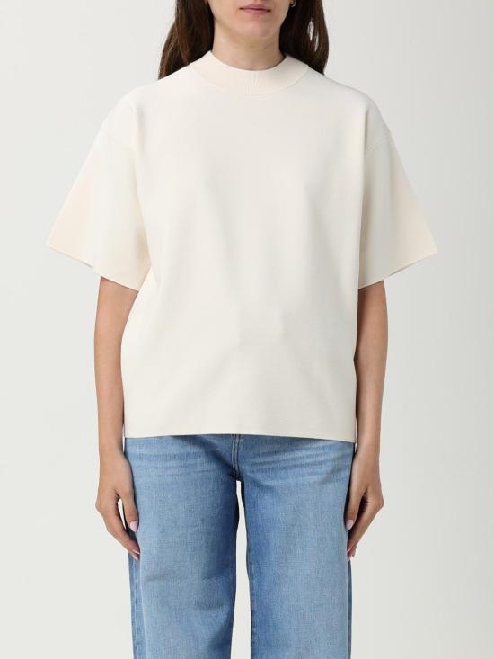 25FW 막스마라 반팔 티셔츠 2526366101600 001 White