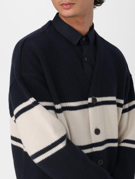 25FW 엠포리오 아르마니 스웨터 EM002310AF19440 MB343 Navy - EMPORIO ARMANI