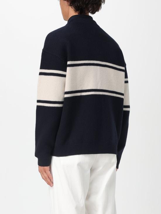 25FW 엠포리오 아르마니 스웨터 EM002310AF19440 MB343 Navy - EMPORIO ARMANI