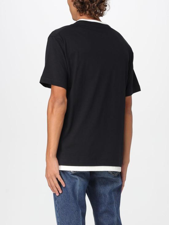 25FW 돌체앤가바나 반팔 티셔츠 G8ST6ZG7PCG N0000 Black - DOLCE & GABBANA