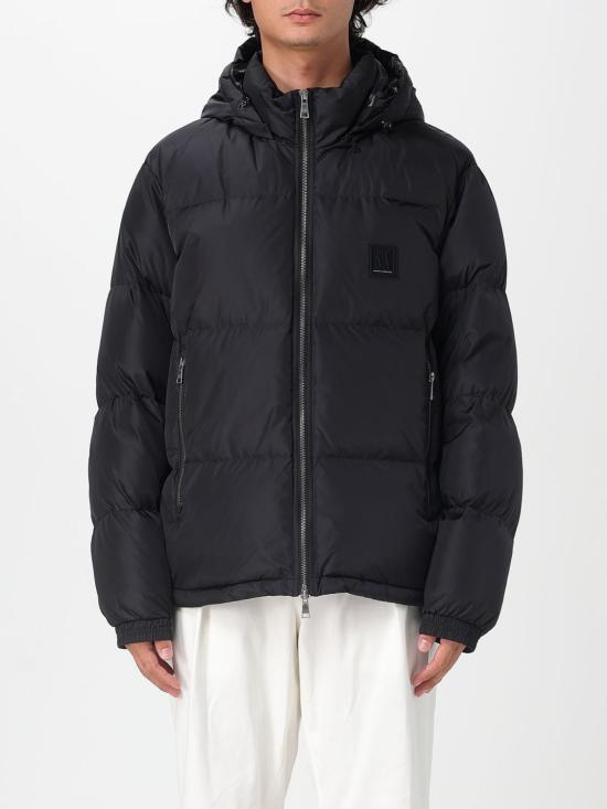 25FW 알마니 숏패딩 XM000348AF12286 UC001 Black