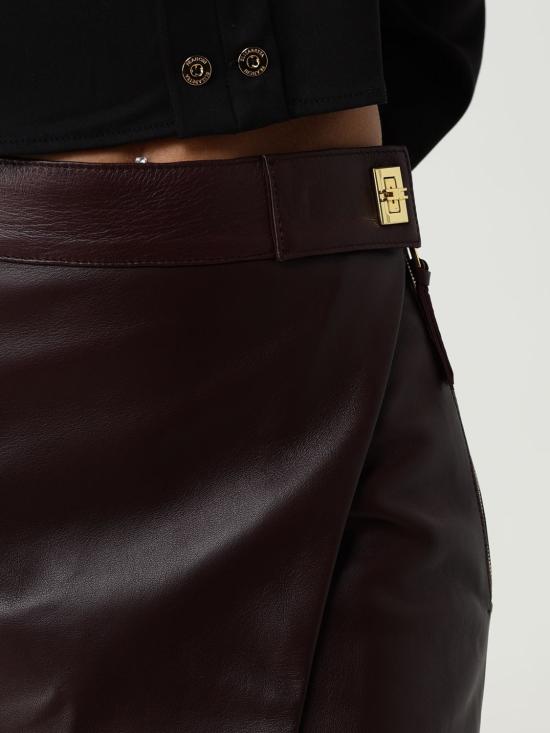 25FW 엘리자베타프랜치 스커트 GP06Z EA4 Wine - ELISABETTA FRANCHI