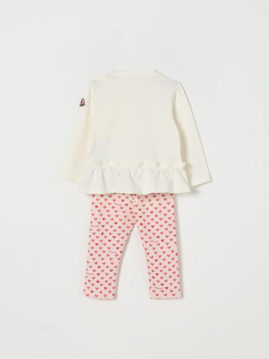 25FW [키즈] 몽클레어 오버롤 8M0000989AUM F00 White - MONCLER