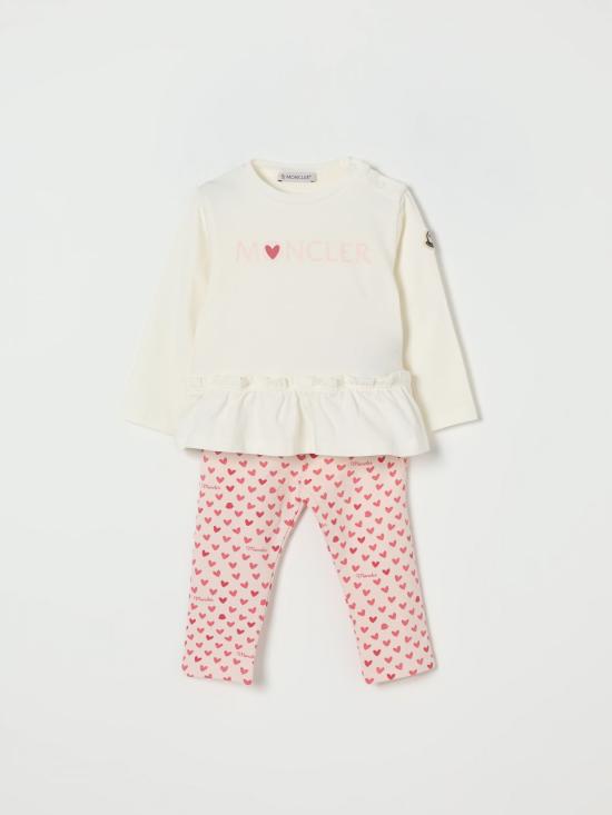 25FW [키즈] 몽클레어 오버롤 8M0000989AUM F00 White