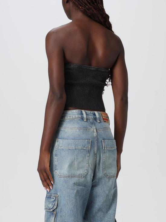 25FW 디젤 민소매 티셔츠 A148130AKBQ 900 Black - DIESEL