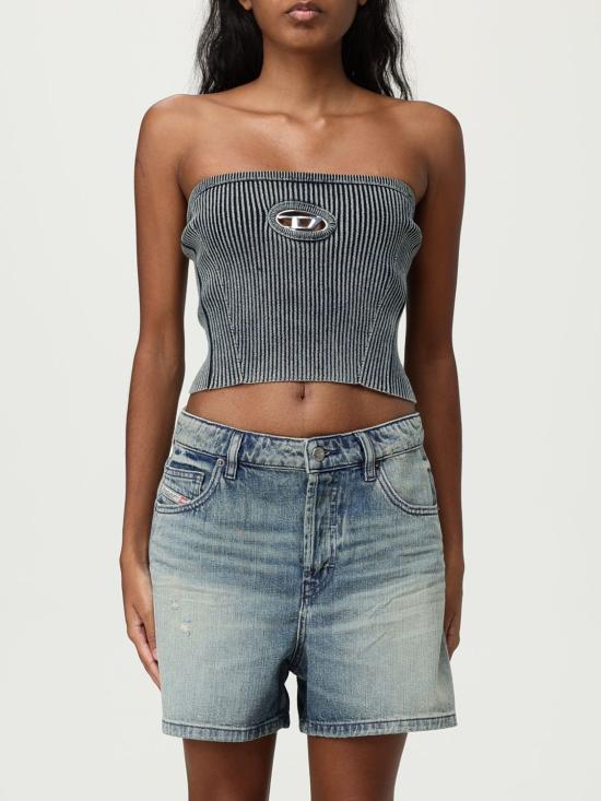 25FW 디젤 민소매 티셔츠 A148130ANAH 8AT Denim