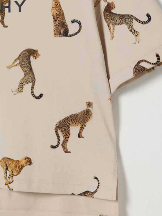 25FW [키즈] 지방시 티셔츠 H31040 184 Beige - GIVENCHY