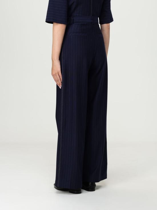 25FW 막스마라 스트레이트 팬츠 2526786037600 001 Blue - MAX MARA