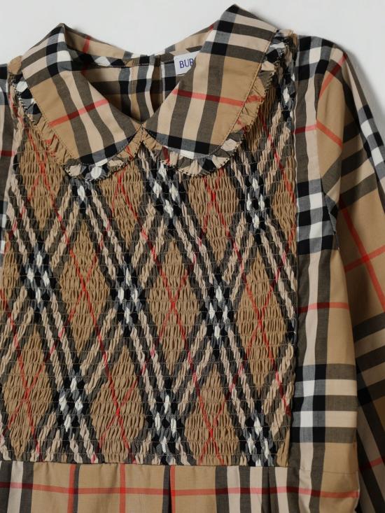 25FW [키즈] 버버리 원피스 8108991 B9368 Beige - BURBERRY