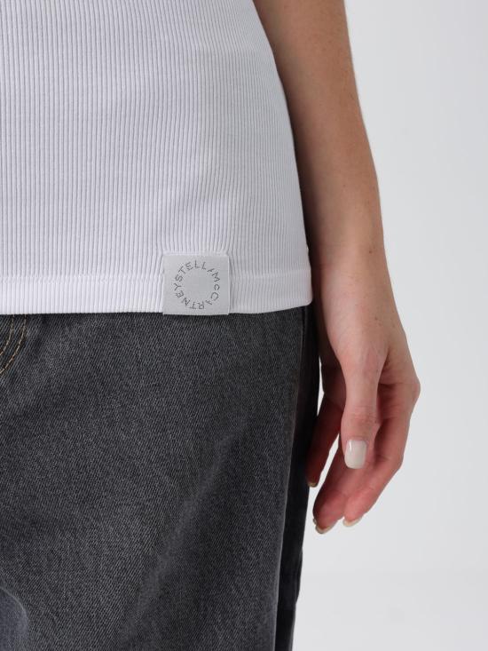 25FW 스텔라 맥카트니 민소매 티셔츠 6J03413SQA09 9000 White - STELLA MCCARTNEY