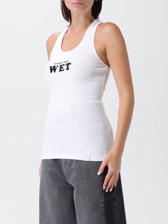 25FW 스텔라 맥카트니 민소매 티셔츠 6J03413SQA09 9000 White - STELLA MCCARTNEY