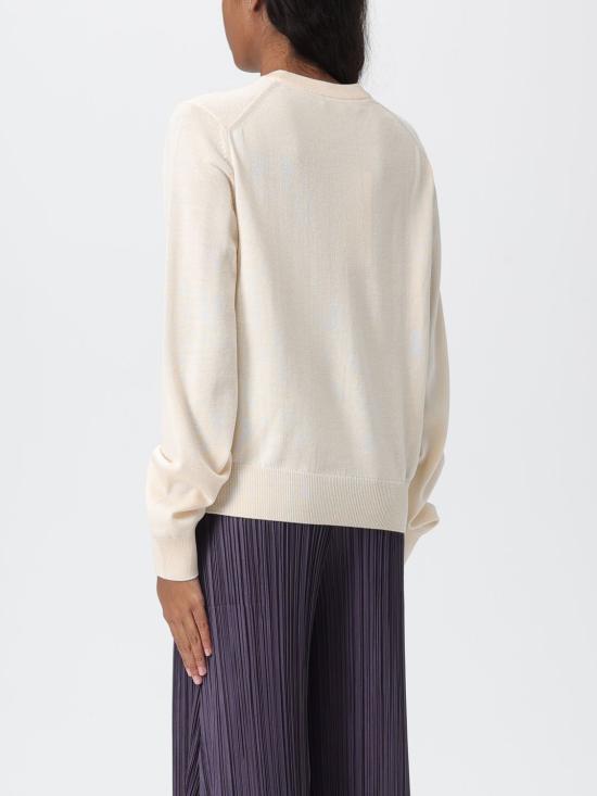 25FW 메종키츠네 베이비 폭스 메리노 레귤러 점퍼 PW00801KT1181 0306 Pink - MAISON KITSUNE