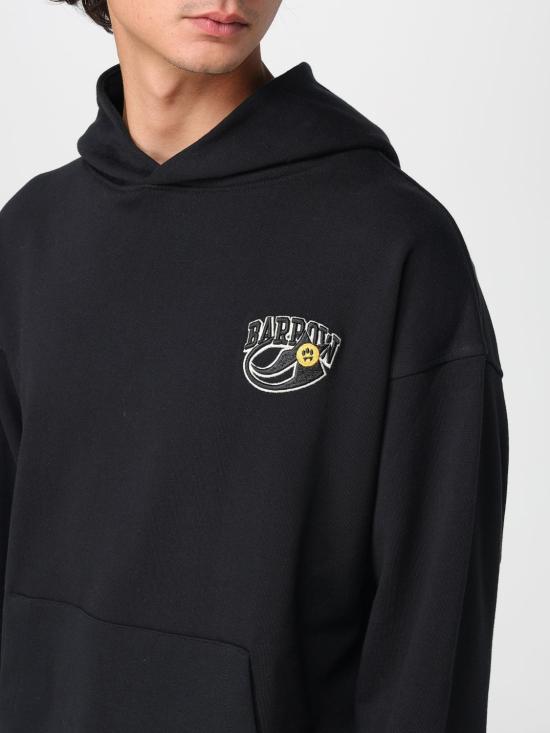 25FW 바로우 긴팔 티셔츠 F5BWUAHS051 110 Black - BARROW