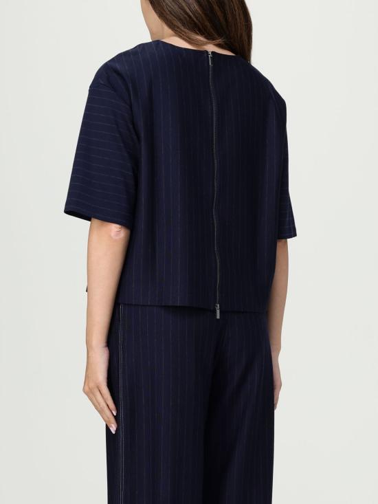 25FW 막스마라 반팔 티셔츠 2526946047600 001 Blue - MAX MARA