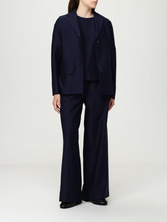 25FW 막스마라 반팔 티셔츠 2526946047600 001 Blue - MAX MARA