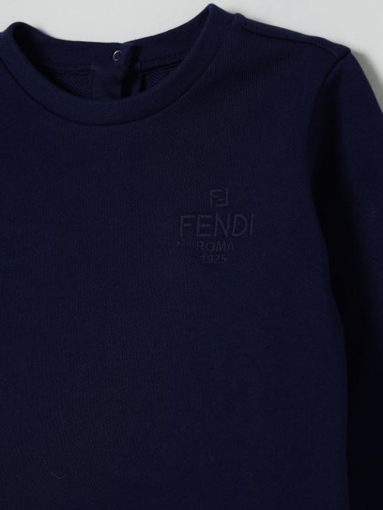 25FW [키즈] 펜디 풀오버 BUH0905V0 F1I11 Gnawed Blue - FENDI