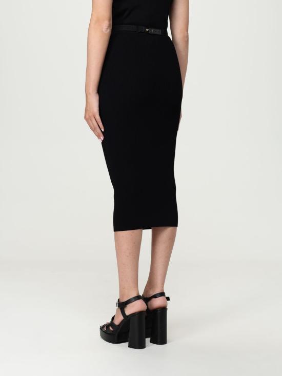 25FW 엘리자베타프랜치 미디 스커트 GK17B 110 Black - ELISABETTA FRANCHI