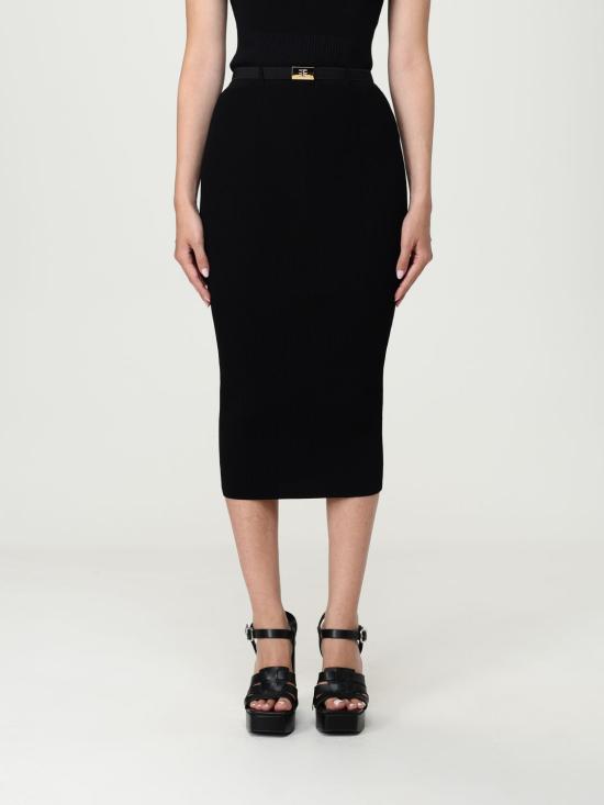 25FW 엘리자베타프랜치 미디 스커트 GK17B 110 Black