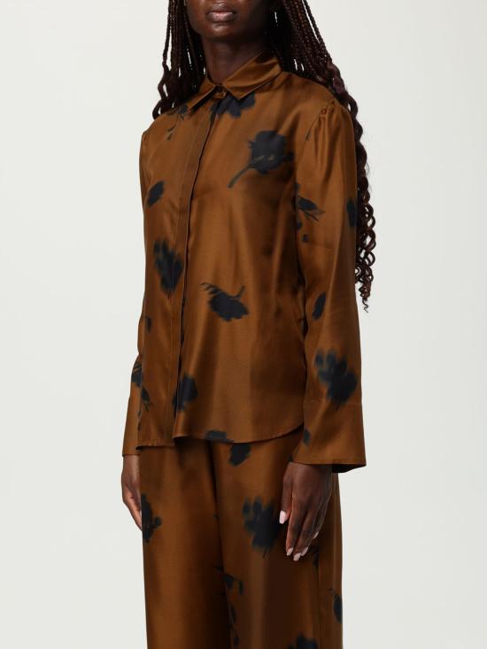 25FW 막스마라 블라우스 2526116057600 002 Tobacco - MAX MARA