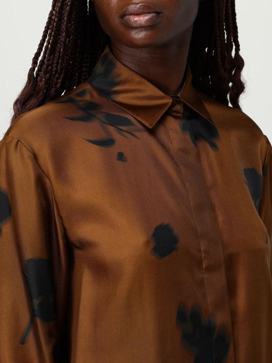 25FW 막스마라 블라우스 2526116057600 002 Tobacco - MAX MARA