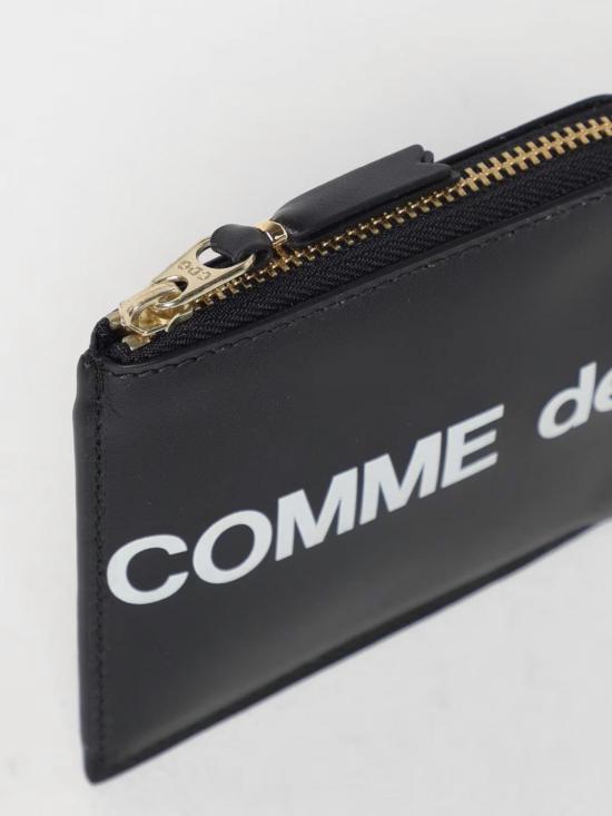 25FW 꼼데가르송 휴즈로고 레터링 하프지퍼 SA3100HL Black - COMME DES GARCONS