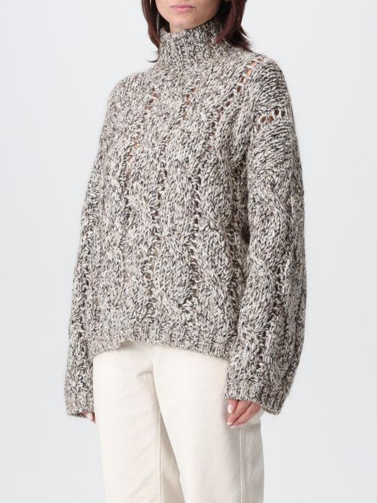 25FW 브루넬로 쿠치넬리 터틀넥 MGR372904 CME31 Brown - BRUNELLO CUCINELLI