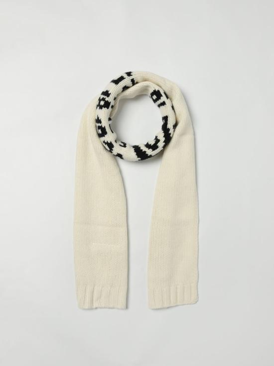 25FW [키즈] MM6 메종마르지엘라 스카프 M60916MM06M M6101 White - MM6 MAISON MARGIELA