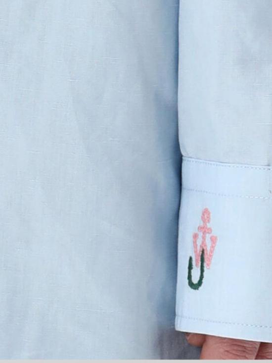 25SS JW앤더슨 긴팔 셔츠 SH0352PG1698 804 Blue - JW ANDERSON