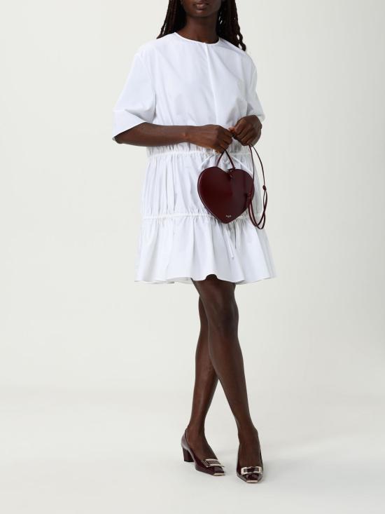 25FW 알라이아 롱 원피스 AA9R2659T611B 000 White - ALAIA