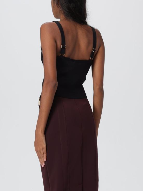 25FW 엘리자베타프랜치 민소매 티셔츠 TK61S 110 Black - ELISABETTA FRANCHI