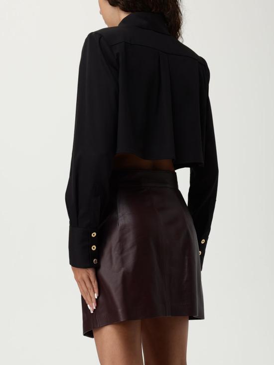 25FW 엘리자베타프랜치 블라우스 CA097 110 Black - ELISABETTA FRANCHI