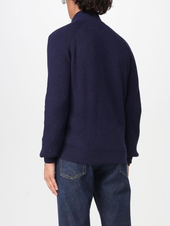 25FW 브루넬로 쿠치넬리 집업 니트 MNI708616 C2425 Blue - BRUNELLO CUCINELLI