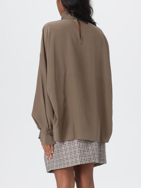 25FW 브루넬로 쿠치넬리 탑 MB993EK724 C3981 Brown - BRUNELLO CUCINELLI