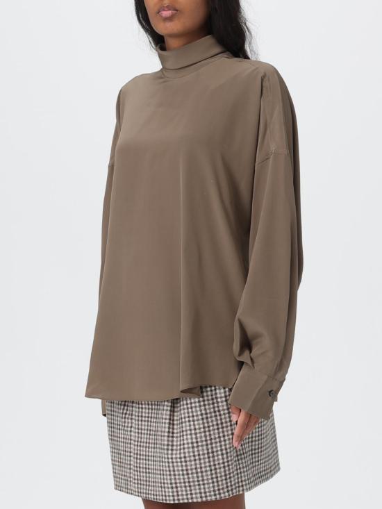 25FW 브루넬로 쿠치넬리 탑 MB993EK724 C3981 Brown - BRUNELLO CUCINELLI