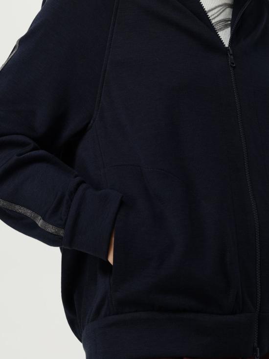 25FW 브루넬로 쿠치넬리 트레이닝 상의 MD828SM606 C8366 Blue - BRUNELLO CUCINELLI