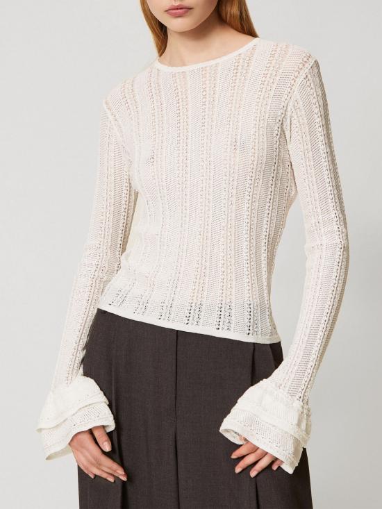 25FW 트윈셋 긴팔 티셔츠 252TP3181 00381 White