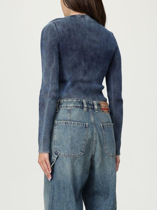 25FW 디젤 긴팔 티셔츠 A148100ANAH 8AT Blue - DIESEL