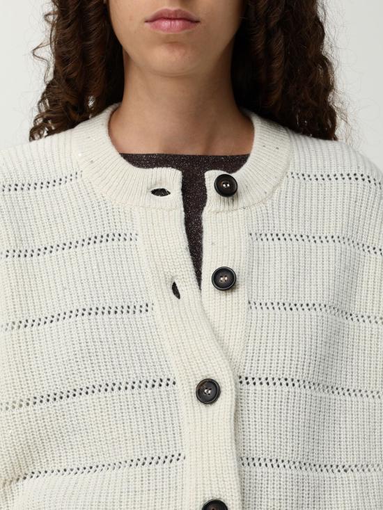 25FW 브루넬로 쿠치넬리 스웨터 MBM738206P C505 Beige - BRUNELLO CUCINELLI