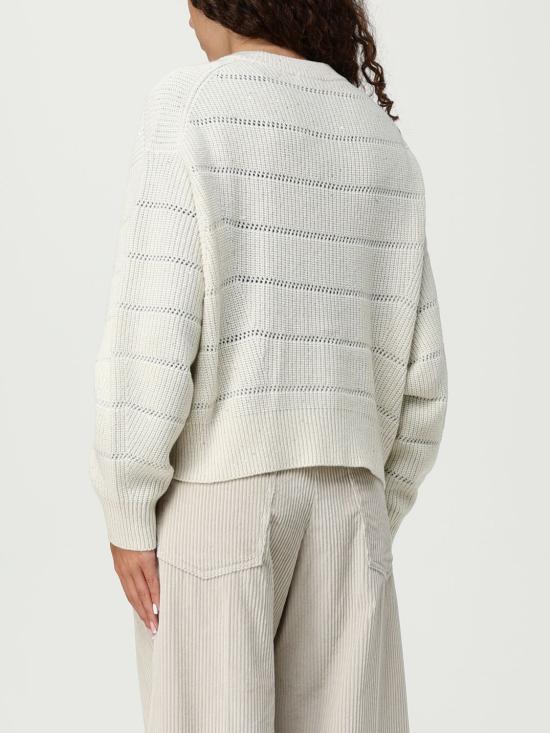 25FW 브루넬로 쿠치넬리 스웨터 MBM738206P C505 Beige - BRUNELLO CUCINELLI