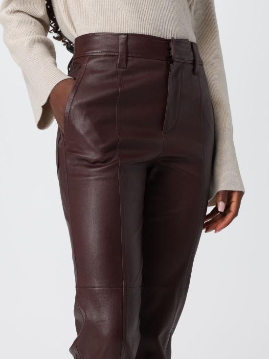 25FW 브루넬로 쿠치넬리 스트레이트 팬츠 M0V32P9048 C4193 Brown - BRUNELLO CUCINELLI