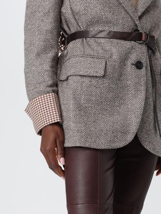 25FW 브루넬로 쿠치넬리 자켓 MG5297399 C136 Brown - BRUNELLO CUCINELLI