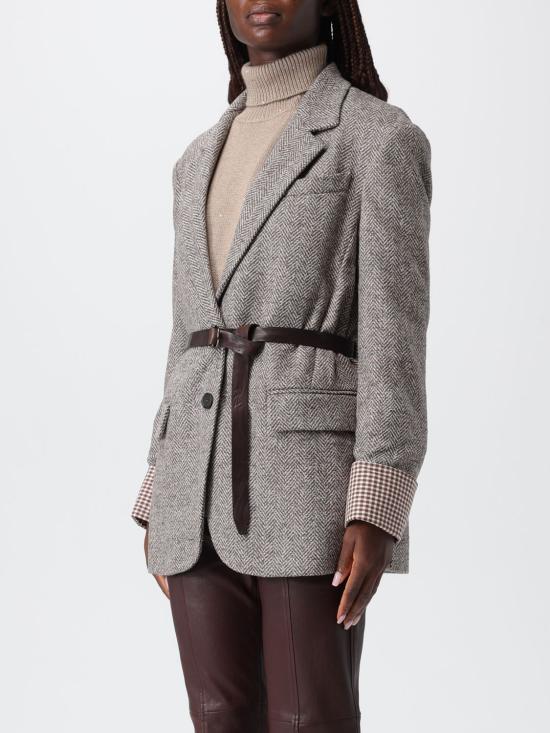 25FW 브루넬로 쿠치넬리 자켓 MG5297399 C136 Brown - BRUNELLO CUCINELLI